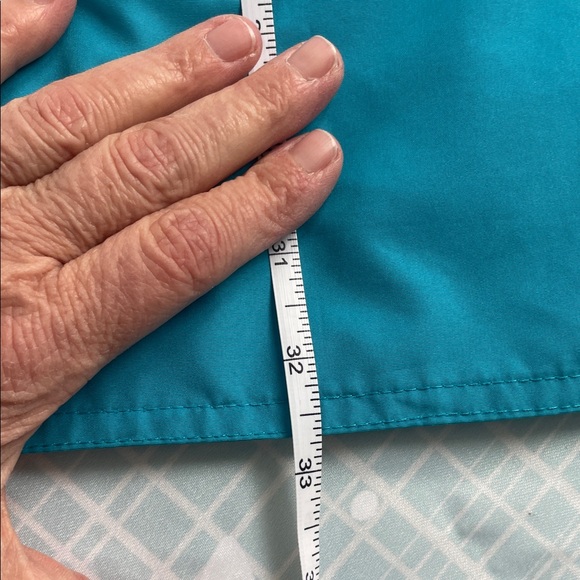 Weather Tamer Teal Button-Up Jacket - Picture 12 of 12